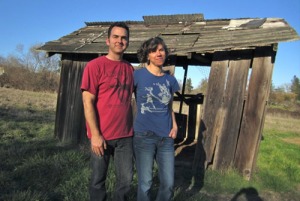Scott Heath and Ellen Cavalli of Tilted Shed Ciderworks in Forestville, California