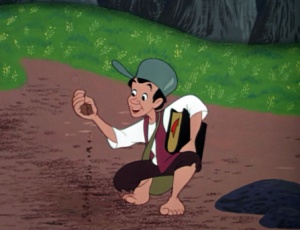 Johnny Appleseed's Bible features prominently in the Disney version of the story, from the 1948 animated feature Melody Time.
