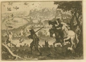 Many early engravings of North America depicted a land of extraordinary abundance.