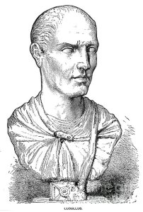 Roman politician Lucullus, gastronome of the first order.
